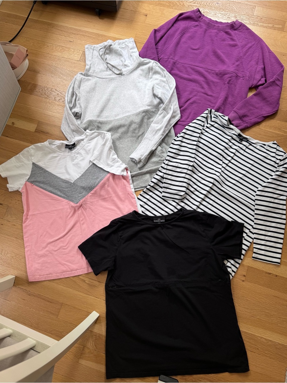 Nursing Queen Bundle of Five Shirts (size small)